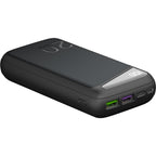 Goobay quick charge powerbank 20.000 mah - 74 wh (zwart, usb-c pd, qc 3.0)
