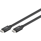 Goobay sync charge super speed usb-c kabel (zwart, 2 meter)