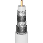 Goobay tv antennekabel (zwart, 10 meter, 135 db)