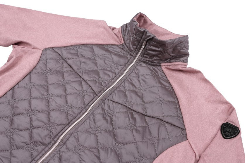 Hannah Outdoorvest Elsa dames polyester roze grijs maat 40