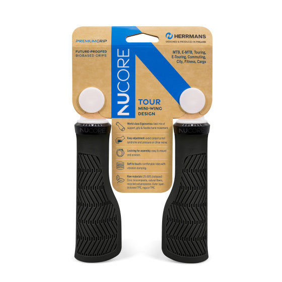 Herrmans handvatset nucore tour wave 130 130mm zwart