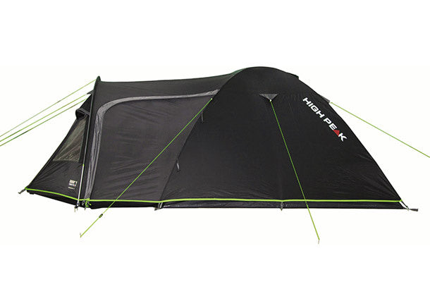 High peak Familietent Meso 4-persoons 360 x 240 x 130 cm zwart