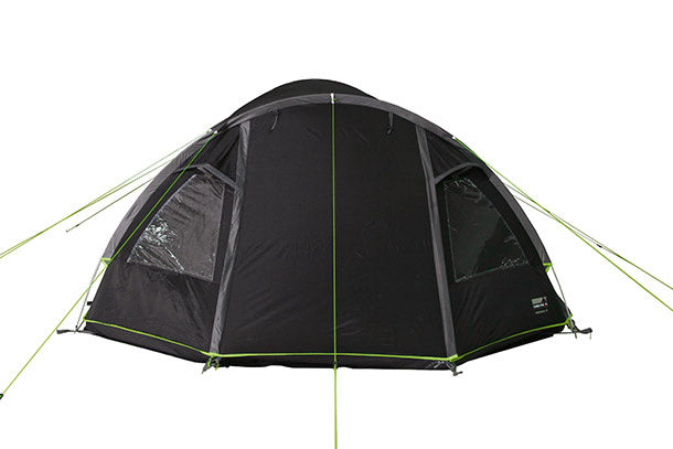 High peak Familietent Meso 4-persoons 360 x 240 x 130 cm zwart