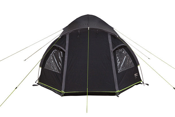 High peak Koepeltent Talos 3-persoons 330 x 180 x 120 cm zwart