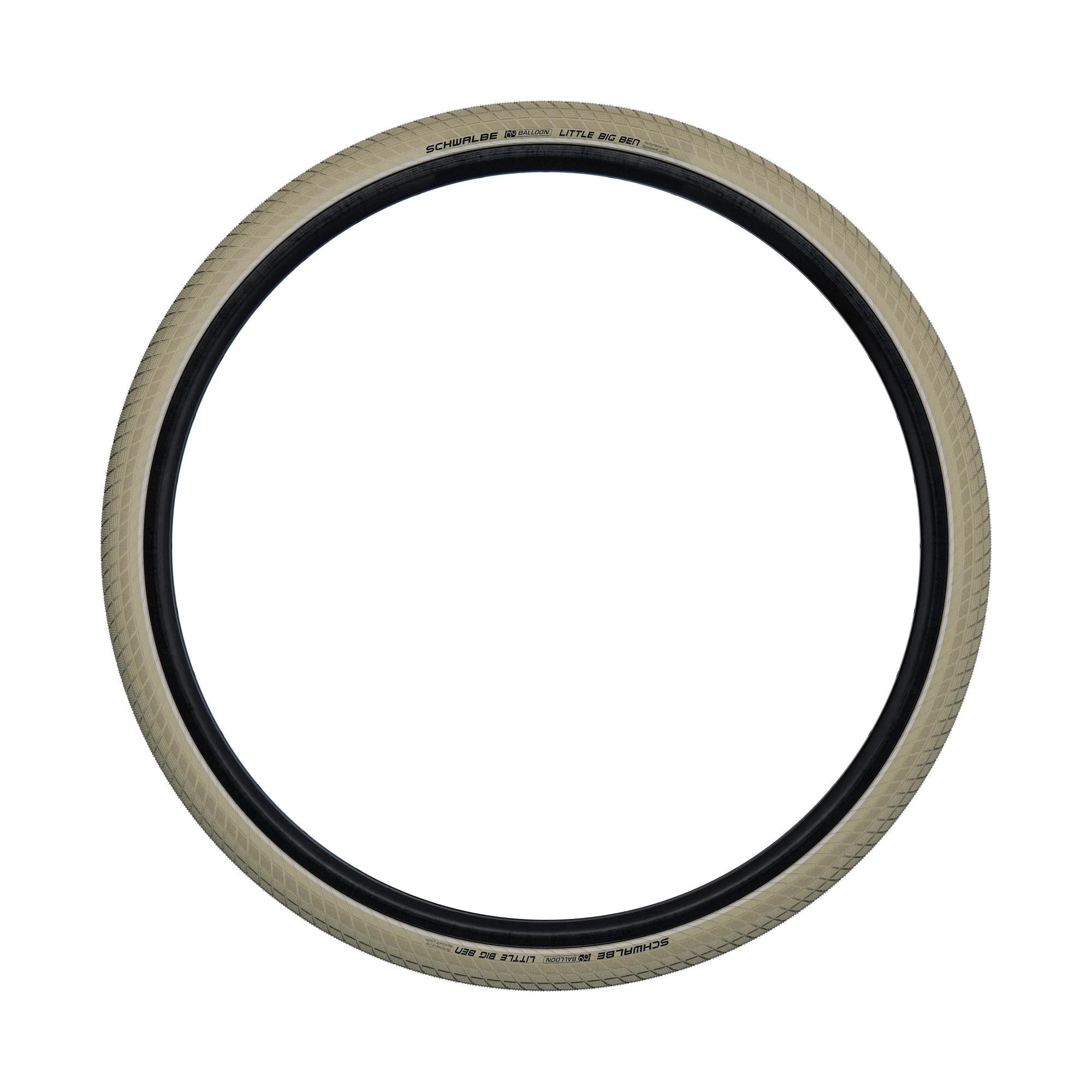 Schwalbe Benelux B.V. Schwalbe little big ben (k-guard), creme met reflectie, 28x1.50 etrto 40-622