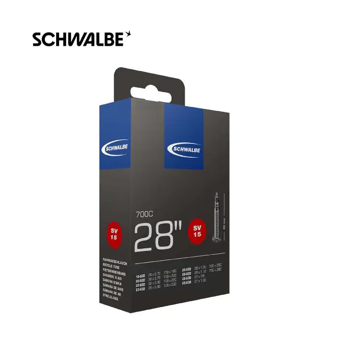 SCHWALBE schlauch "nr. 15" tube #15 18/28-622-630 sv40