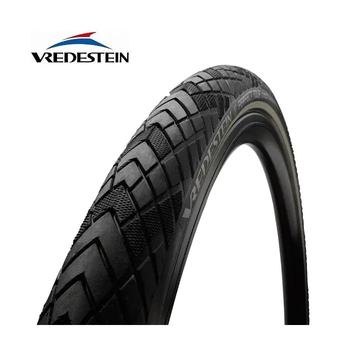 Vredestein buitenband 28x1.5/8x1.3/8 37-622 reflectie perfect tour zwart - 114517