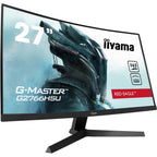 Iiyama g-master red eagle g2766hsu-b1 27 curved gaming monitor (zwart, 2x hdmi, displayport, 2x usb-a, usb-b, 165 hz)