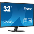Iiyama prolite x3270qsu-b1 31.5 monitor (zwart, 2x hdmi, displayport, 3x usb-a)