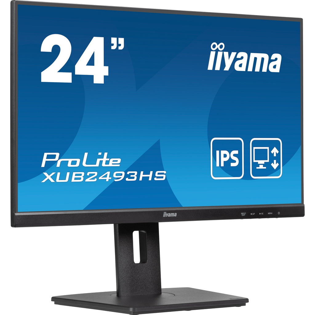 Iiyama prolite xub2493hs-b6 23.8 monitor (zwart, hdmi, displayport)