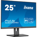 Iiyama prolite xub2595wsu-b5 25 monitor (zwart, hdmi, displayport, vga, 2x usb-a, usb-b)