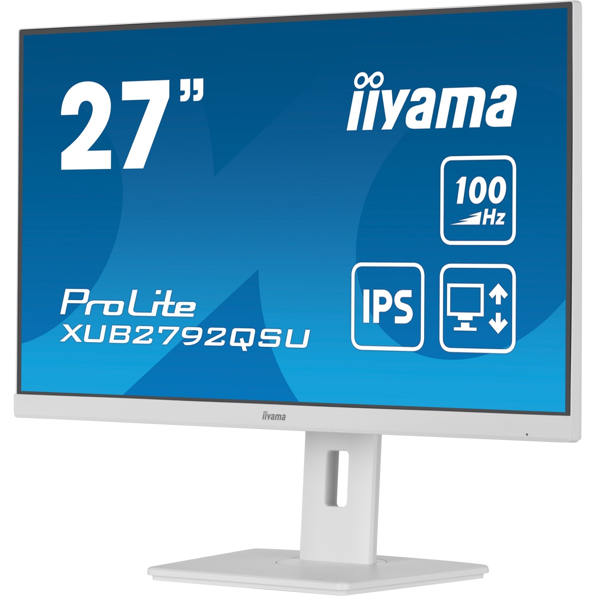 Iiyama prolite xub2792qsu-w6 27 monitor (wit, hdmi, displayport, 4x usb-a, usb-b)