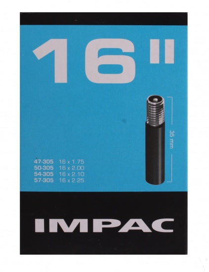 Impac Binnenband (by Schwalbe) AV16 16x1.75 2.35 ETRTO 47 57-305, Ventiel:Schrader auto 35mm