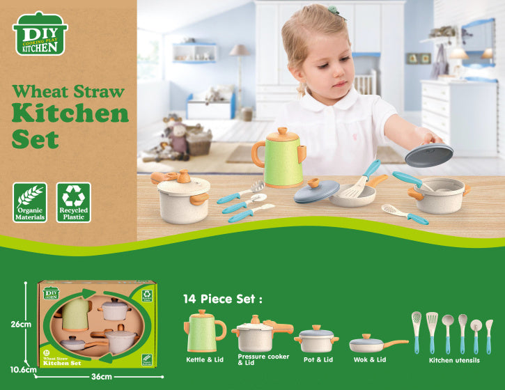 Kitchen toys kookgerei keukenaccessoires speelset gerecycled
