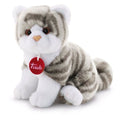 Trudi kitten brad white grey: 14x18x20 cm (s-20851)