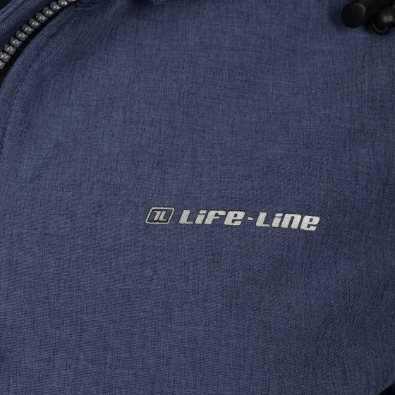 Life line Kya softshell parka dames donkerblauw maat XL