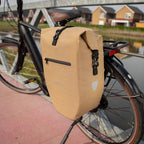 Lynx fietstas enkel tpu 28l bruin waterdicht e-bike hayes