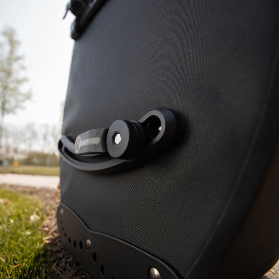 Lynx fietstas enkel tpu 28l bruin waterdicht e-bike hayes