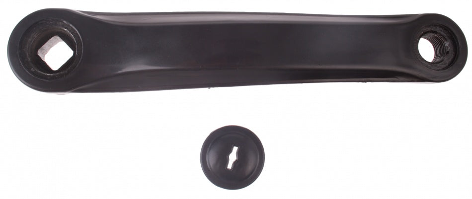 m-wave crank met cover staal 170mm links zwart