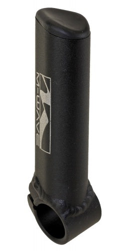 m-wave handvatten bar end kort aluminium mat zwart per 2 st.