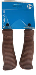 Handvatten mod. holland m-wave ergo 125mm 125mm bruin p. stel blister
