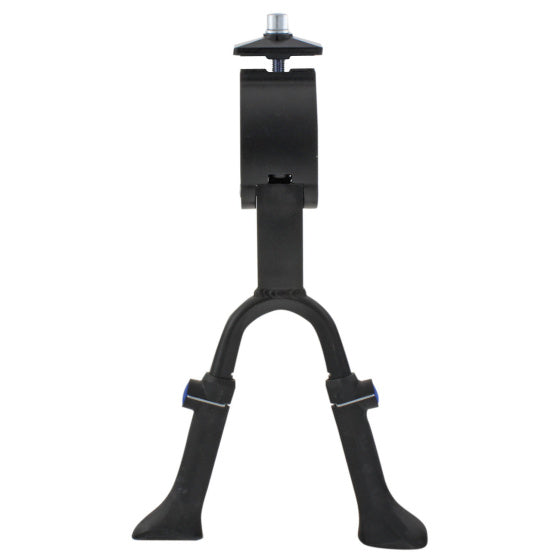 m-wave standaard dubbele poot aluminium 24 28 inch zwart