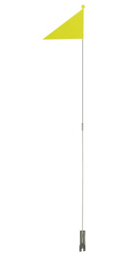 m-wave veiligheidsvlag geel 150 cm