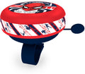 Spider-Man fietsbel 55 mm rood
