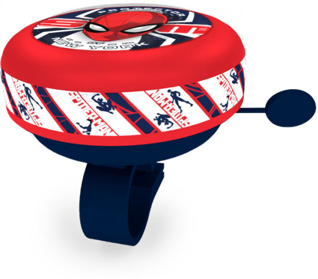 Spider-Man fietsbel 55 mm rood