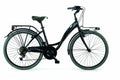 Mbm agora 26 inch 43 cm dames 6v v-brakes zwart