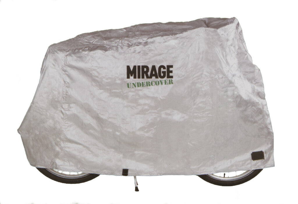 Mirage fietsbeschermhoes 170t polyester zilver