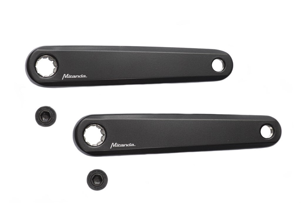Miranda crankset e-bike delta voor bosch1 170mm zwart