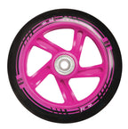 Muuwmi 2-wiel Kinderstep Opvouwbaar Voetrem Wit Roze