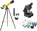 National geographic Telescoopen microscoopset aluminium zwart/geel