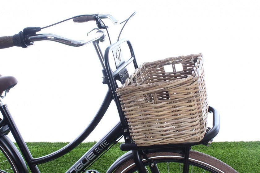 New Fietsmand Brisbane 23 liter 39 x 27 cm rotan grijs
