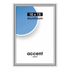 Nielsen design nielsen fotolijst 51223 accent glanzend zilver 10x15 cm