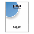 Nielsen design nielsen fotolijst 52423 accent glanzend zilver 30x40 cm