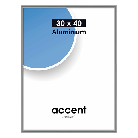 Nielsen design nielsen fotolijst 52425 accent staalgrijs 30x40 cm