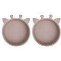 Nuuroo Nuuroo Alex silicone deep plate 2-pack Giraf