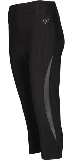 Capri 3 4 Sportlegging Dames Zwart maat XL