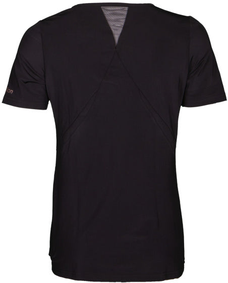 Papillon Fitness shirt s sl v-neck dames zwart maat 3XL