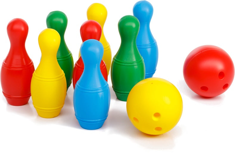 Paradiso toys Kegelspel 10-delig 31 cm multicolor
