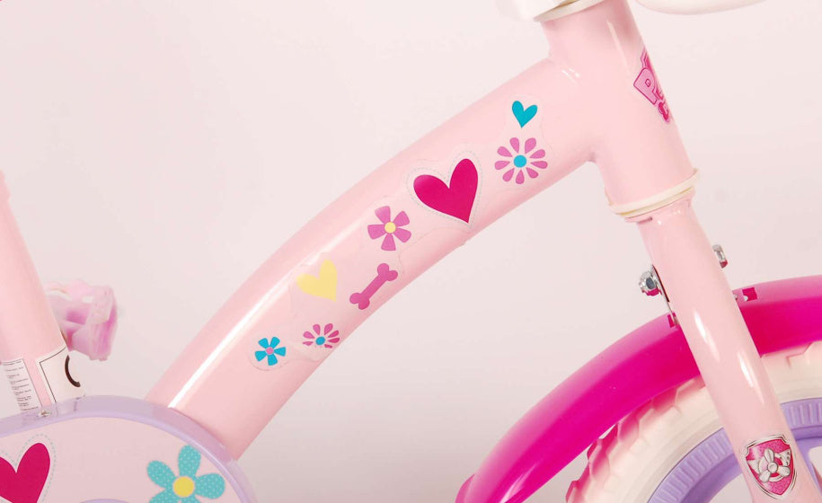 Nickelodeon Kinderfiets Meisjes 10 inch Roze Doortrapper