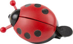 fietsbel lieveheersbeestje junior 6,5 x 3,5 cm staal rood