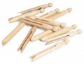 la droguerie écologique wasknijpers - houten pins - 25st
