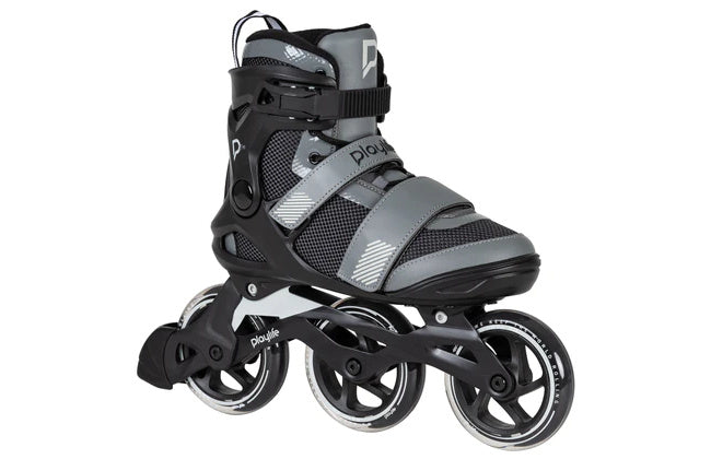 Playlife GT 110 Fitness Inlineskates Zwart grijs maat 44