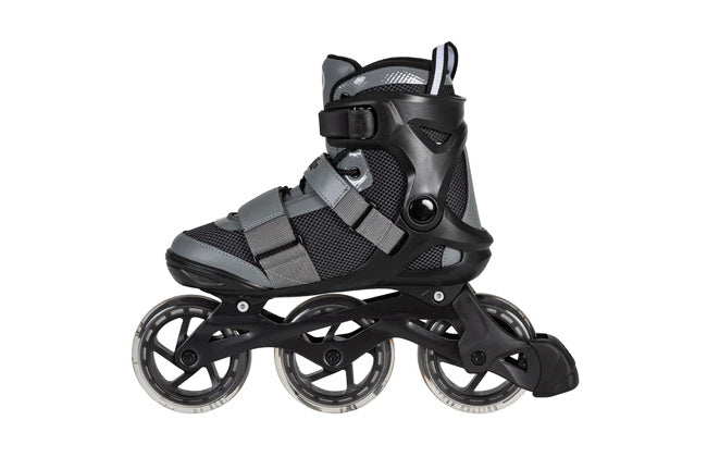 Playlife gt 110 fitness inlineskates zwart grijs maat 47