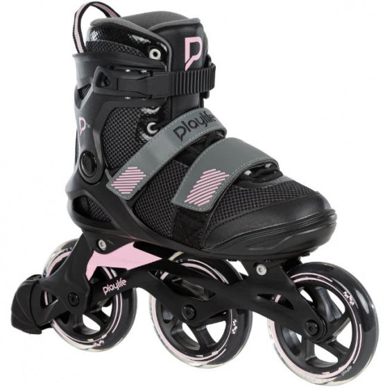 Playlife Fitness GT 110 inline skates 80A zwart roze maat 43