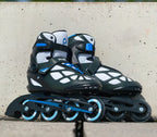 Playlife Inline skates Black 80 softboot 82A zwart maat 45