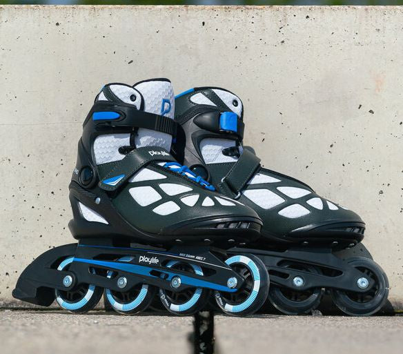 Playlife Inline skates Black 80 softboot 82A zwart maat 45